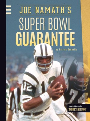 cover image of Joe Namath's Super Bowl Guarantee